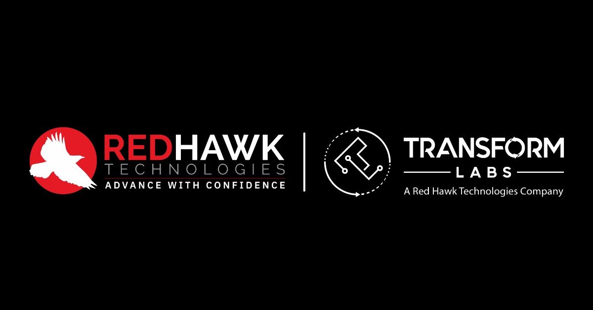 Red Hawk Technologies and Transform Labs Logos